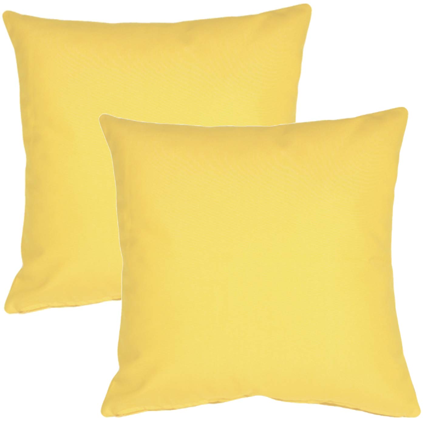 PILLOW DÉCOR Sunbrella Outdoor Pillow, Buttercup Yellow, 20