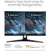 ASUS TUF Gaming 27 1440P Monitor (VG27AQM5A) - QHD (2560x1440), 300Hz, Fast IPS, Extreme Low Motion Blur Sync, 0.3ms, Speaker, 95% DCI-P3, Shadow Boost, DisplayWidget Center,