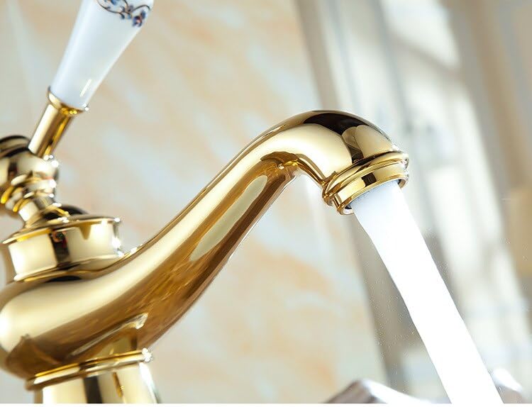 Robinet de salle de bain rétro pour une ambiance de spa rétro chic