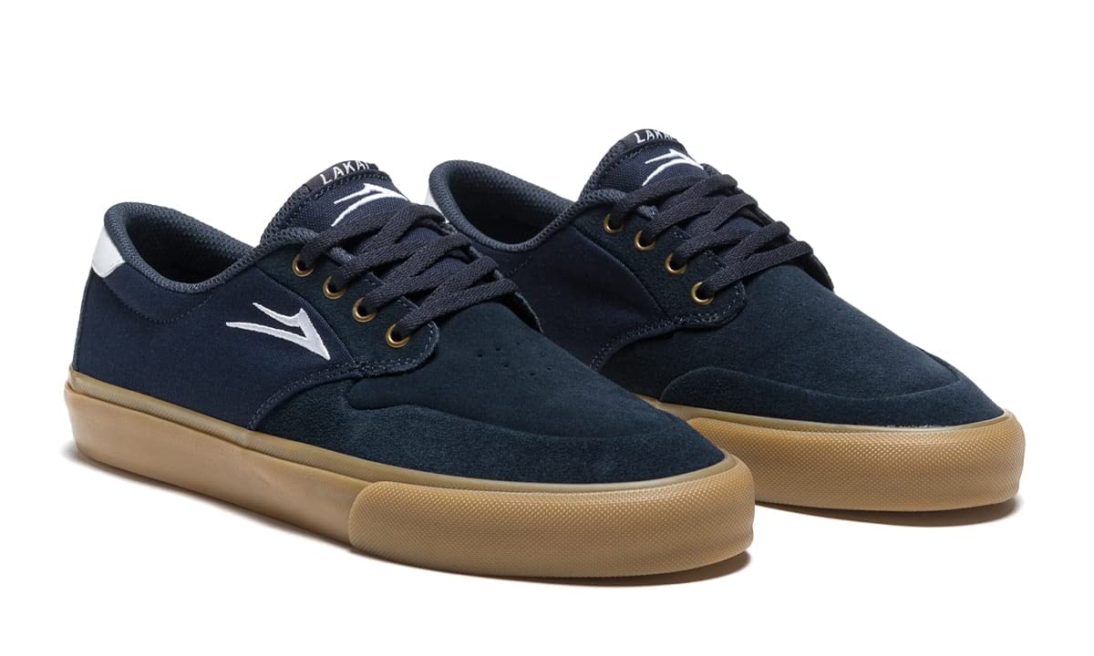 Lakai Riley 3, Skate Shoes Navy/Gum Suede 38 EU
