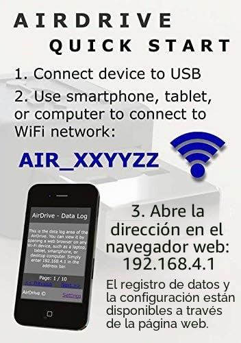 AirDrive Forensic Keylogger Pro - Keylogger USB con WiFi, Flash de 16 MB, Correo electrónico y Transferencia de Datos en Vivo