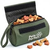 Pets Perfect Futterdummy für Hunde - Futterbeutel Hundetraining, Dummy Hundetraining, Apportierbeutel, Trainingsdummy mit Wurfschlaufe & Klettverschluss, 100% Polyester, für alle Hunde