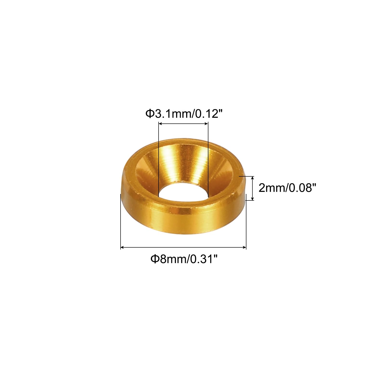 Bulloni E Rondelle In Alluminio Anodizzato Blu Per Auto - Styling Under The Hood - Foto 3