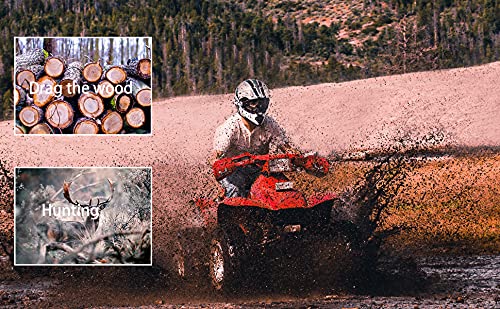 XPV AUTO 3000 lb 12V DC Electric Winch, Off Road Waterproof Winch for UTV ATV Boat with Both Wireless Handheld Remote and Corded Control Recovery Winch Synthetic Rope - Image 8