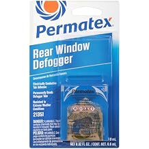 Permatex 21351-6PK Electrically Conductive Rear Window Defogger Tab Adhesive Pack of 6