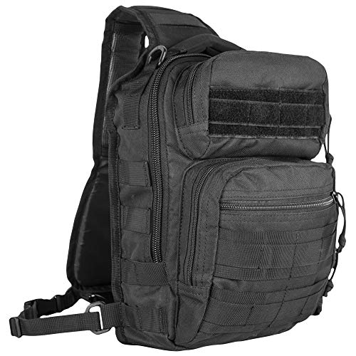 Fox Outdoor Products Stinger Sling Bag, Black, 5 1/2' x 8' x 12'