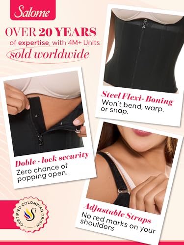 Image of Salome Colombian Waist Trainer Vest | Faja Chaleco Cinturillas Colombianas | Vest Style Waist Trainer Fajas Reductoras