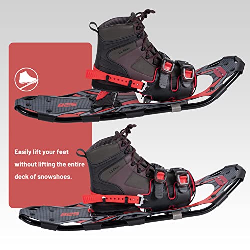 image for G2 GO2GETHER G2 30 Inches Red Light Weight Snowshoes for Women Men You