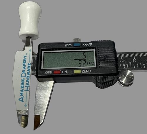 image for Amazing Drapery Hardware 6 Qty:White Wood Cord Tassel for Wood Blind o