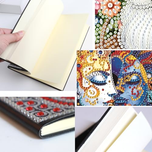 Carnet de notes peinture diamant cadeau idéal kit monde enchanté créatif