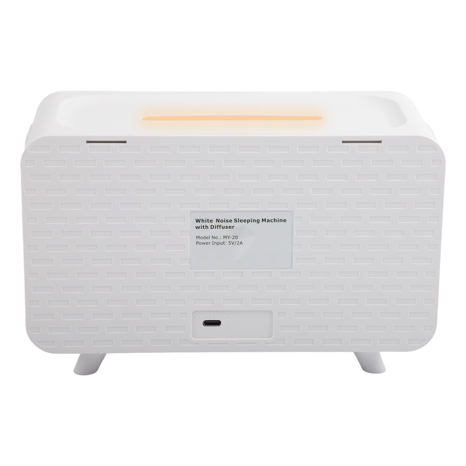 Machine à bruit blanc Humidificateur d'aromathérapie 8 sons Veilleuse Fonction haut-parleur Fonctionnement silencieux pour chambre à coucher
