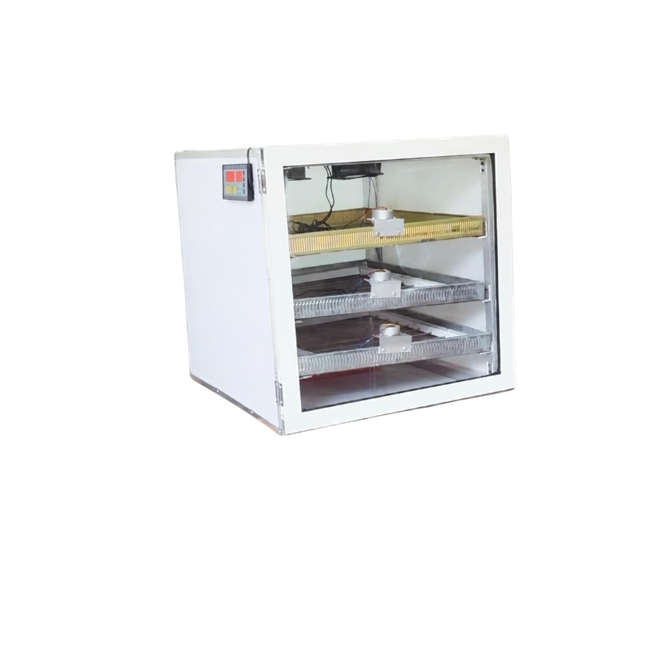 Egg Incubator 320 Chicken Eggs Auto Humidity Temperature Rolling Type India | Polypropelene-image-0