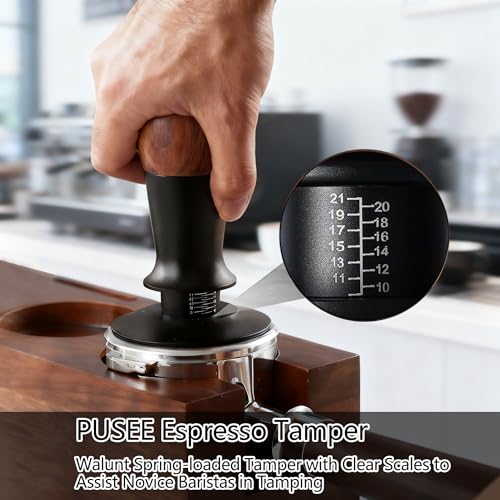 Kit barista 58mm accessoires expresso avec tamper et outil WDT - 6