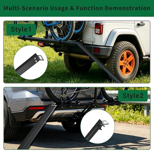 Rampa plegable para carga de bicicletas resistente miniatura 3