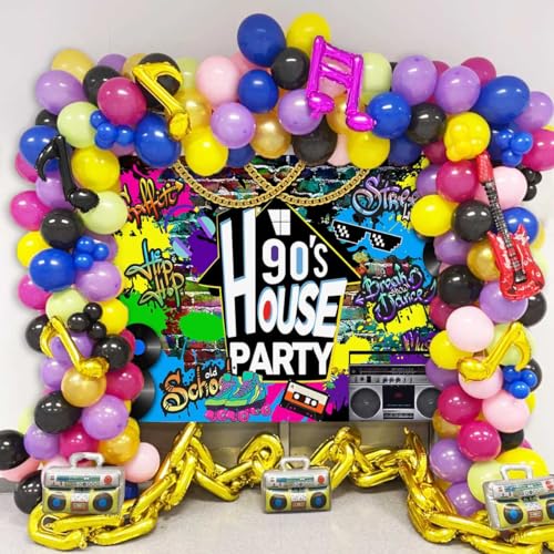 Fondo fotográfico 90s House Party 6x4 ft miniatura 2