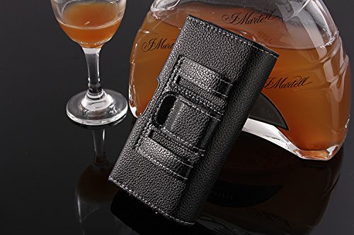 Kingsource Horizontal Leather Pouch Holster Case With Metal Belt Clip Compatible For Apple Iphone 12 Mini Iphone 8 Iphone 7 Iphone 6 Iphone 6S Color Black #TOP2