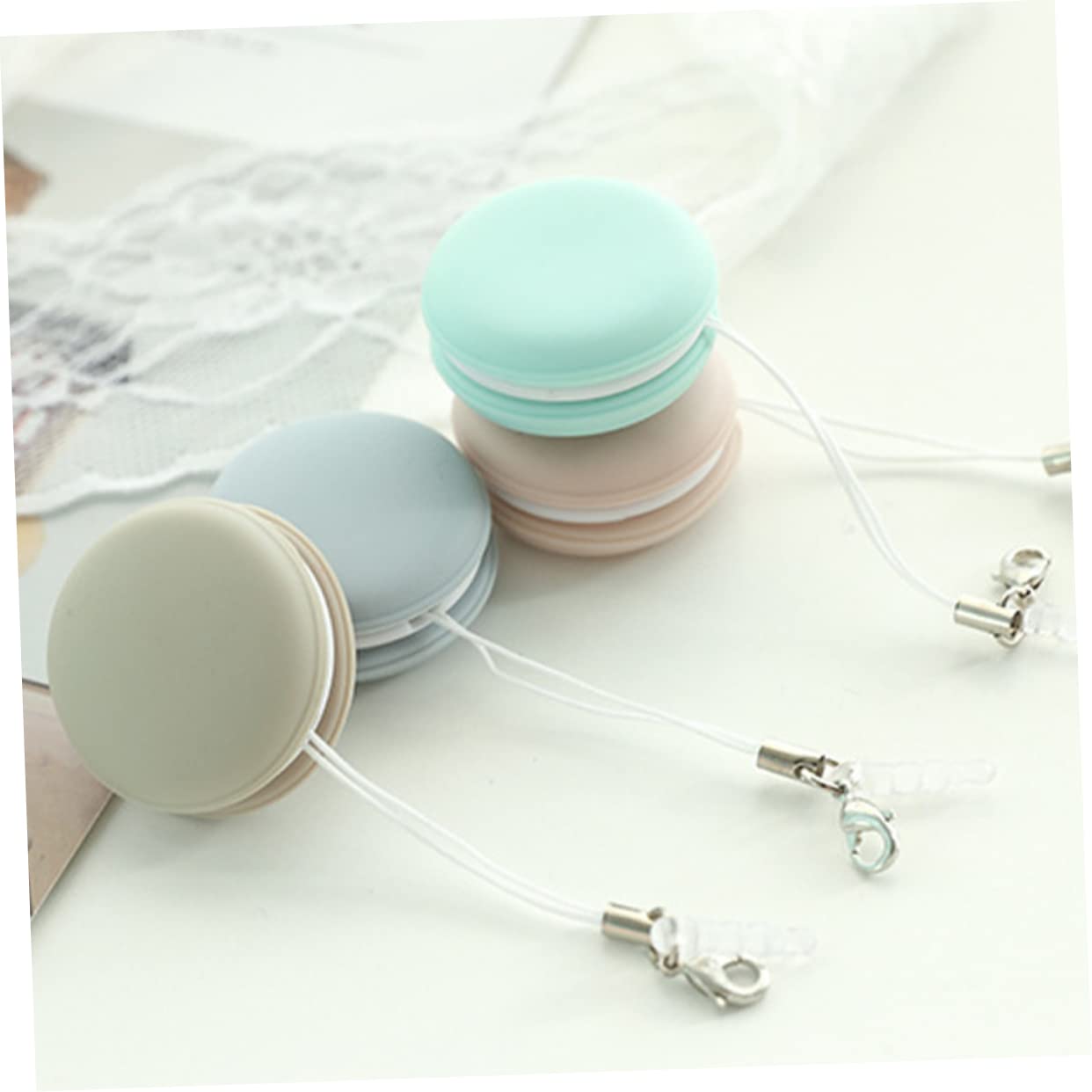 Healeved 20piezas De Limpieza De Pantalla De Microfibra Forma De Macaron Unidades Para Pantallas De Teléfono Tabletas y Monitores Eliminan Manchas y Huellas Dactilares Diseño Ligero y