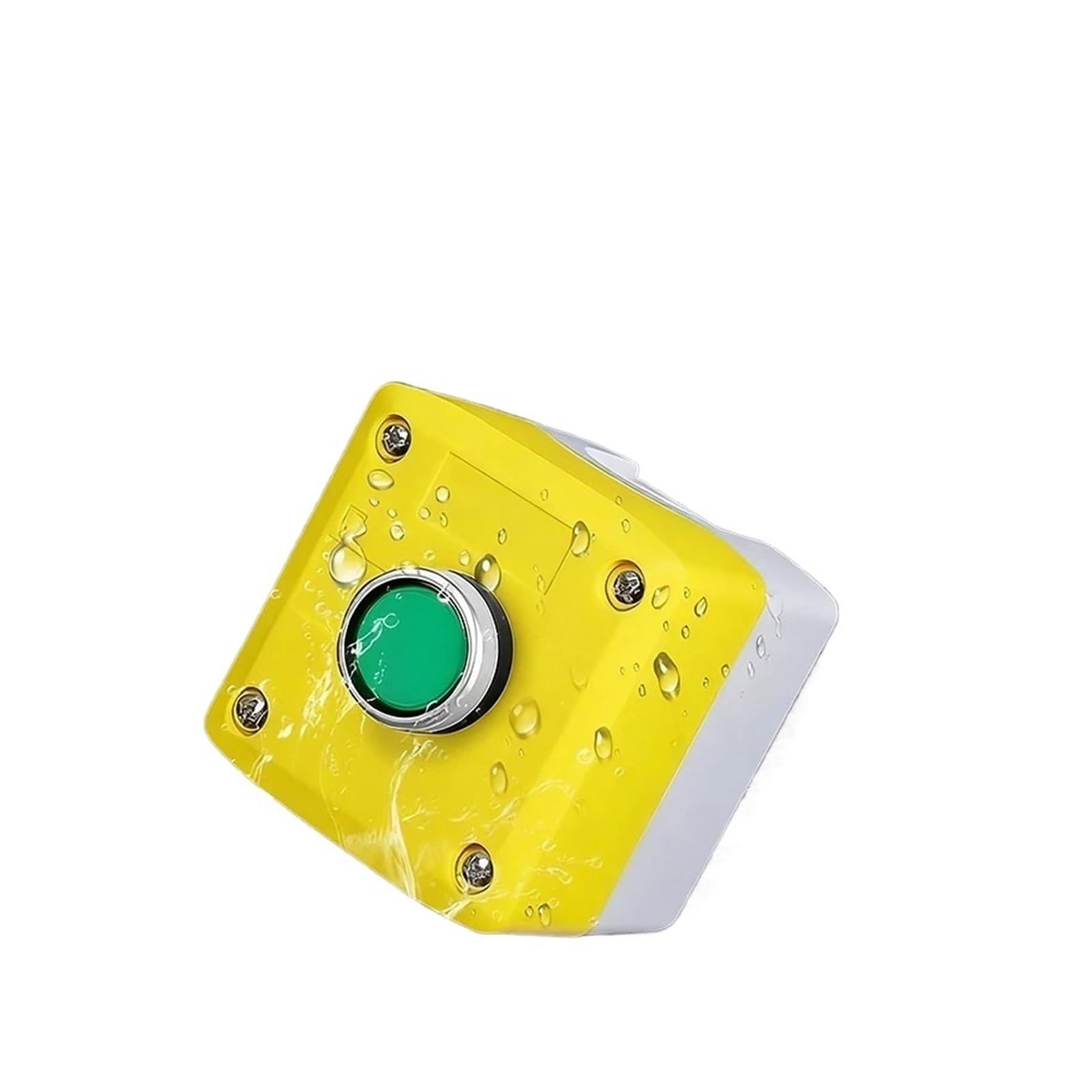 Bouton poussoir momentané à réinitialisation automatique, trou 1P, démarrage/arrêt