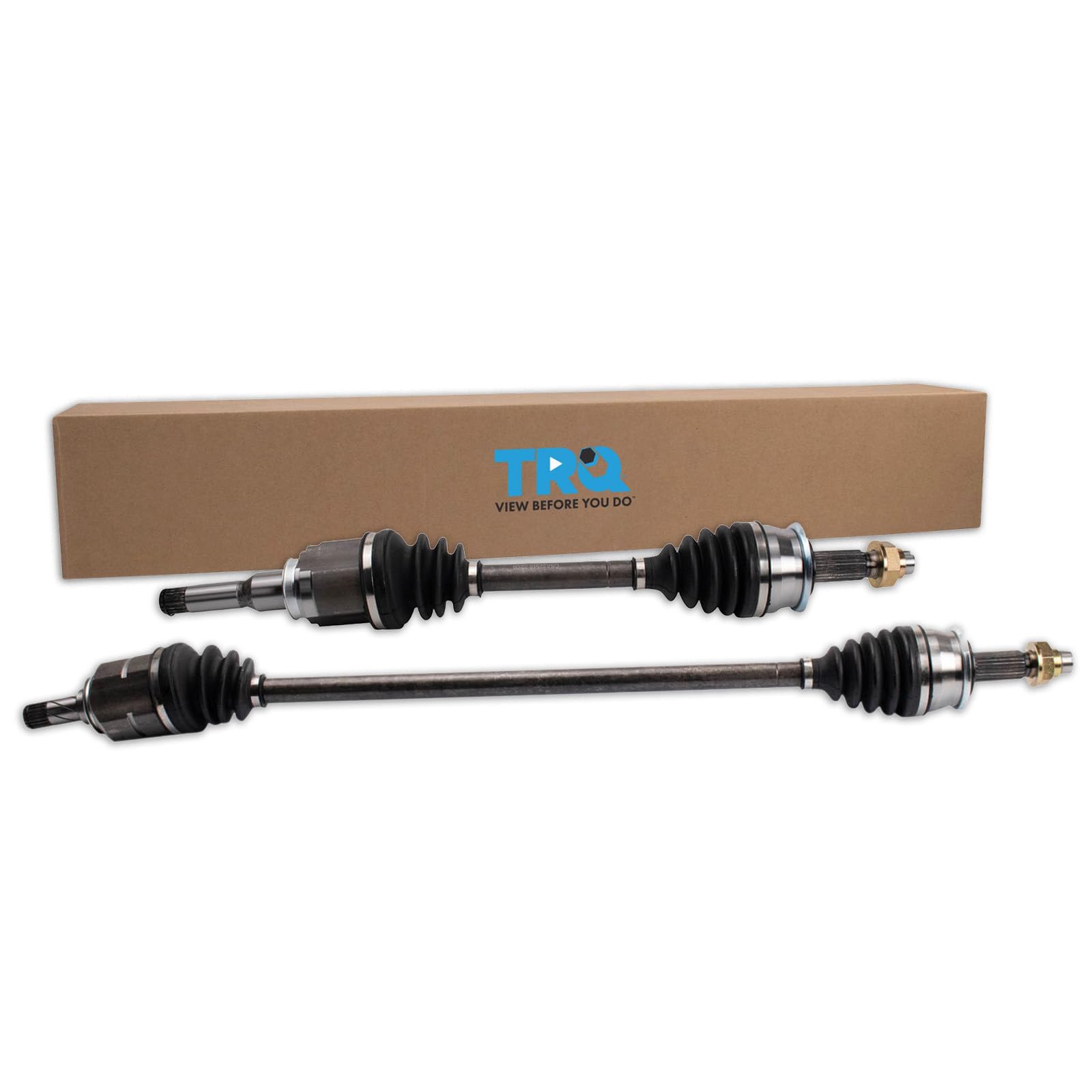 TRQ Front Driver and Passenger Side CV Axle Assembly Set 2 Piece