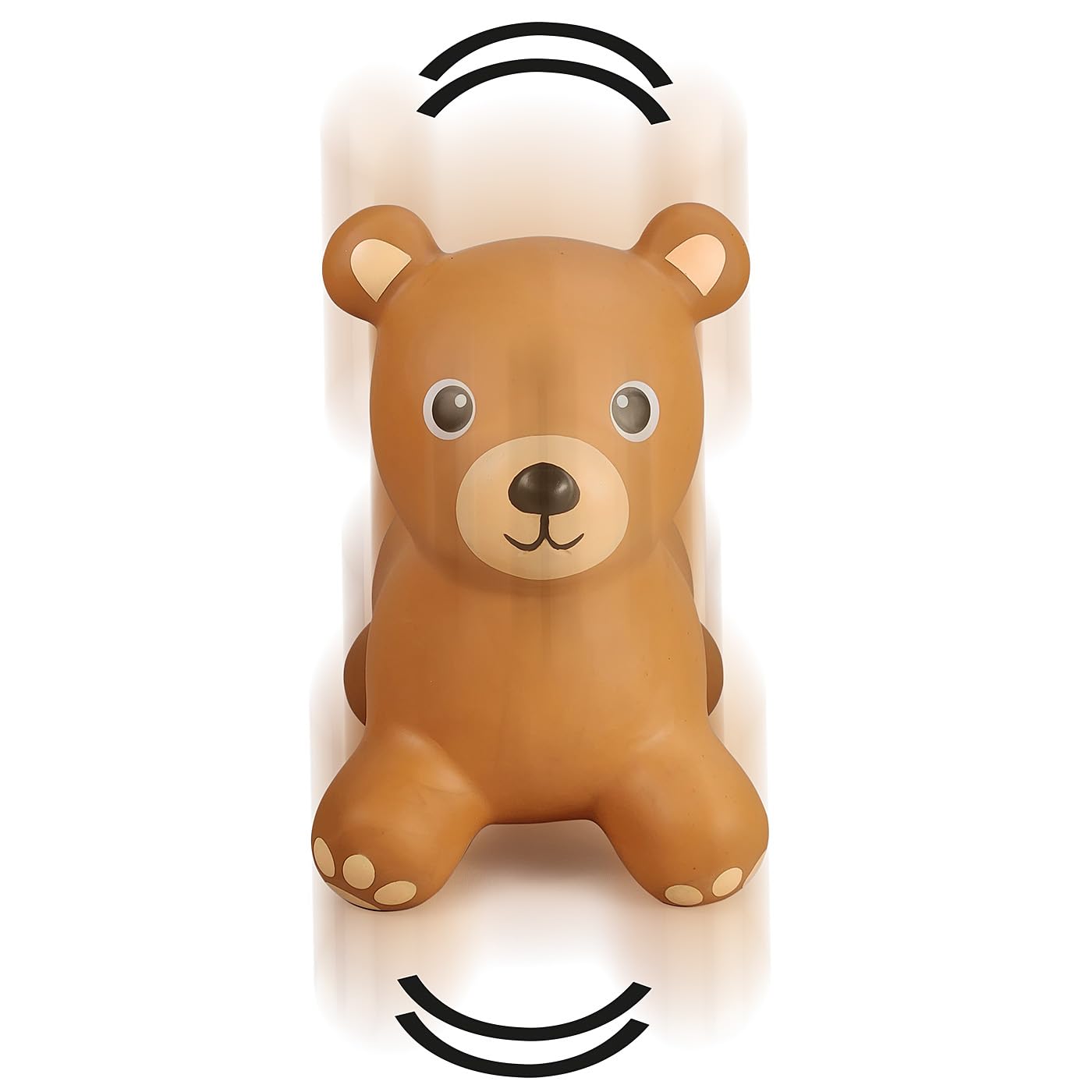 JAMARA HoppyDoo 466001 Ours Sauteur pour Enfants, Jouet Sauteur pour bébé, intérieur/extérieur, Cadeau pour Enfants, Jouet de Jardin, Rebond, Facile d'entretien, sans BPA, avec Pompe