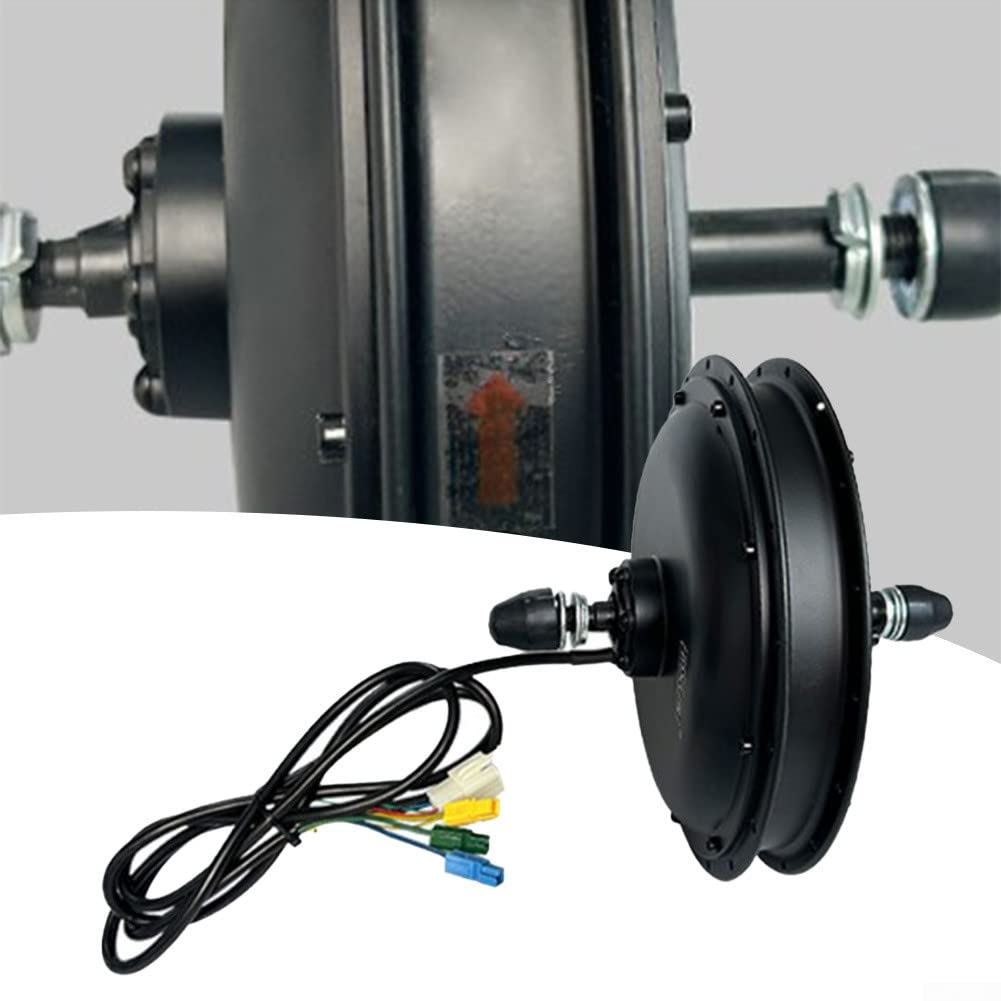 MXUS Lot de 2 moteurs de moyeu de vélo électrique sans engrenage 48 V 1000 W avant + arrière 50,8 à 71,1 cm