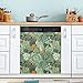 Vintage Verdure Biologico Lavastoviglie Copertura Del Pannello Del Frigorifero Decalcomania Deco per Armadietto Cucina Lavanderia Camera Regalo 58,4 x 66 cm