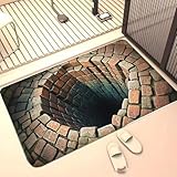 AVSMGP Alfombra Cloud Walk con Ilusión 3D, Disfruta La Máxima Suavidad con Nuestra Alfombra Forro Polar Dove- para Entrada, Baño,Escaleras,Sala Juegos Y El Salón,G,4'7'x6'7'/140x200cm