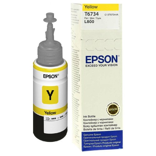 Epson T6734 Cartuccia d'Inchiostro Originale, Colore Giallo