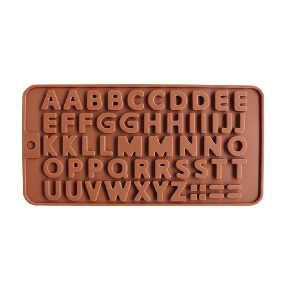 Glamaxy Silicone Alphabets Shape Chocolate Mould Jelly Candy Mold | Cake Baking Mold | Bakeware Chocolate Moulds, 11 Cm-picture-17