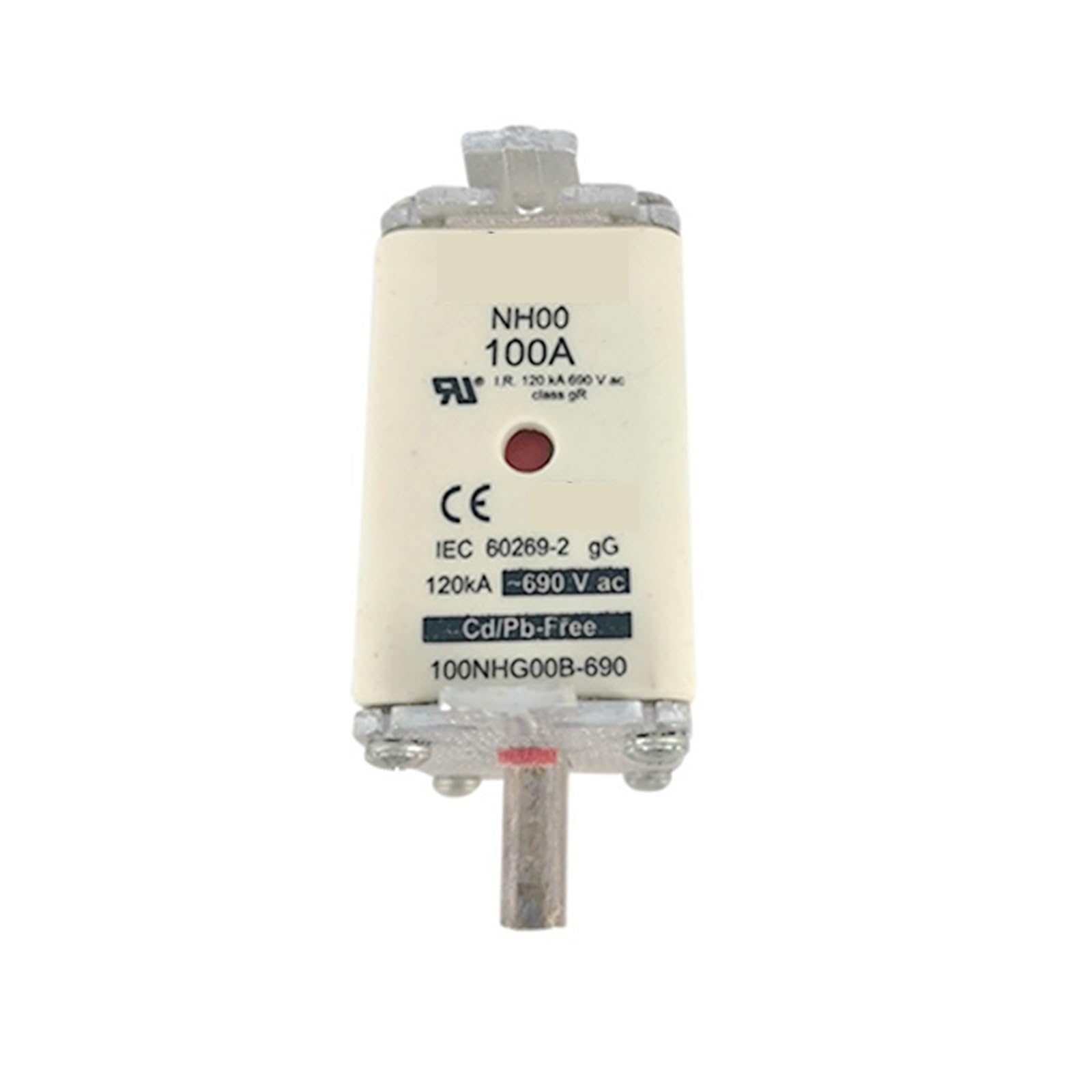 Fusible rápido 100NHG00B-690 de corte inmediato contra sobrecargas
