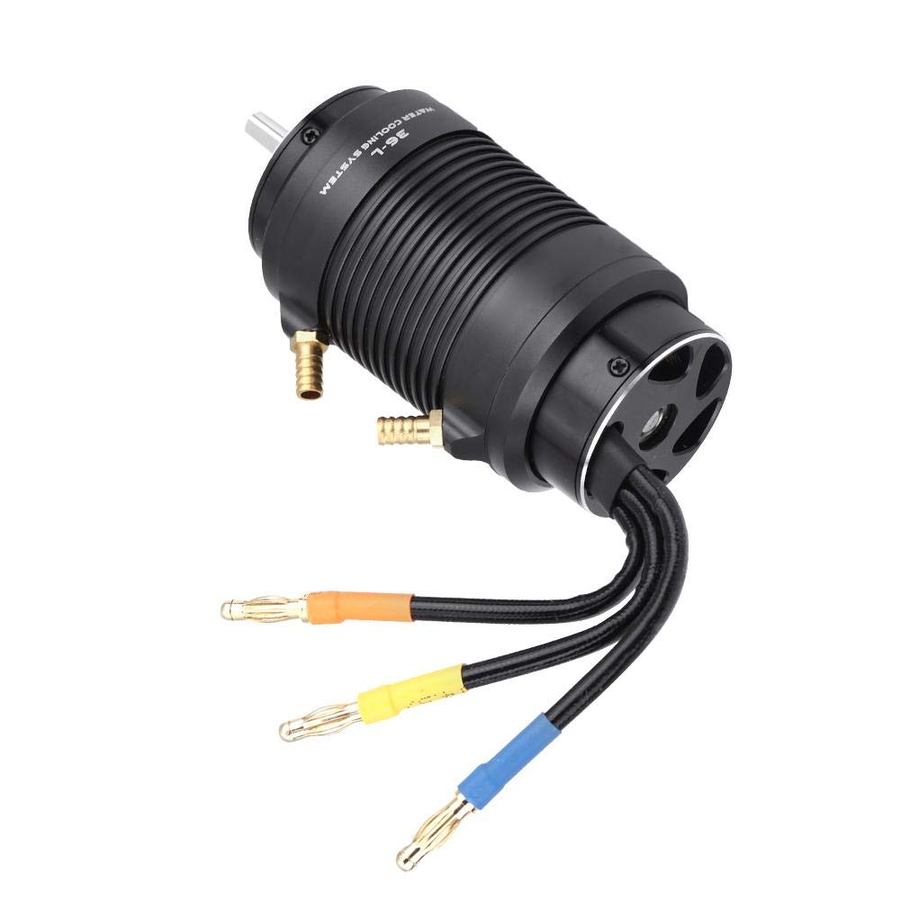 RC Motor, Wasserdichter 3680 1800KV Metallmotor mit Wasserkühlung für 100 cm Boot, RM7258 Combo für Wassersport und Rennboot