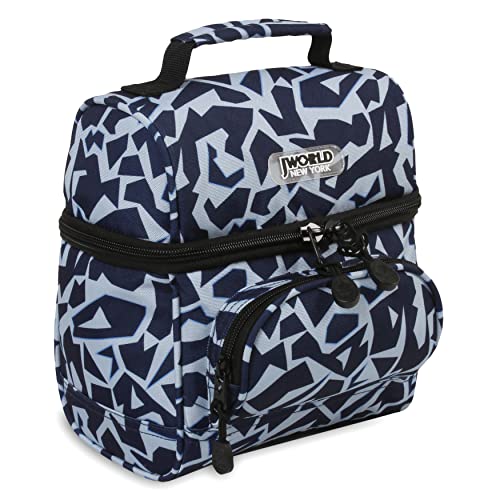 Image of J World Corey Kids Lunch Bag. Insulated Lunch-Box for Boys Girls, Crush