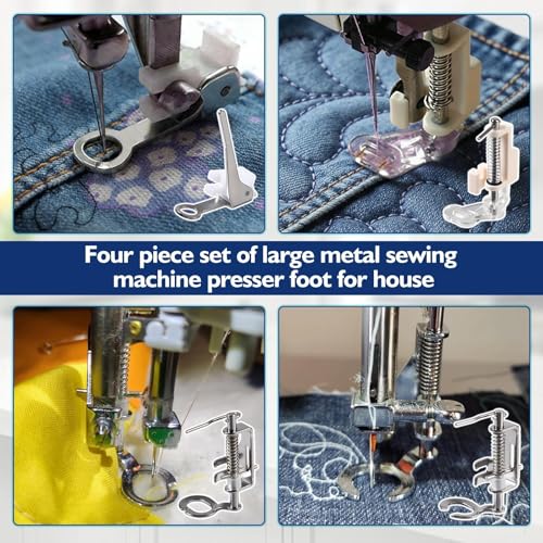 Set de 4 Piezas Prensatelas para Máquina de Coser miniatura 6