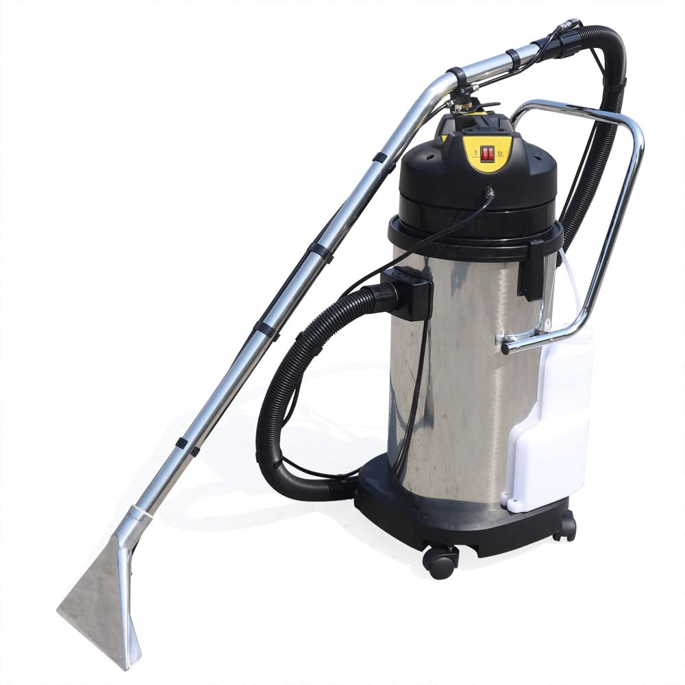 Carpet Cleaner Machine 40L 11Gal Stainless Steel Couch Cleaner Vacuuming Cleaner Floor Carpet Deep Cleaning Machine Upholstery Carpets