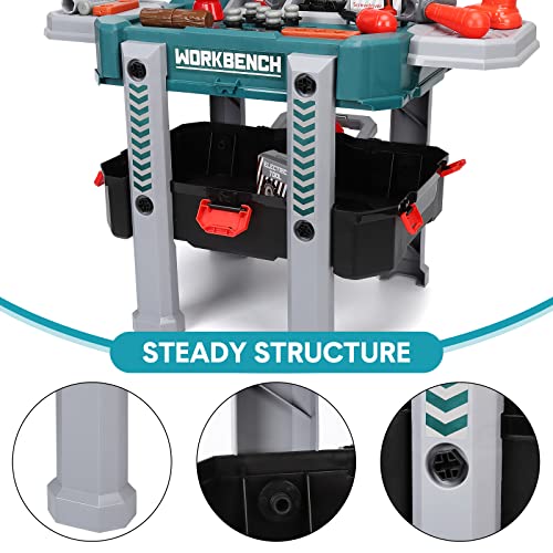 Toybay TOY_C02 Kids Tool Bench, Toddler Toy Workbench thumb #4