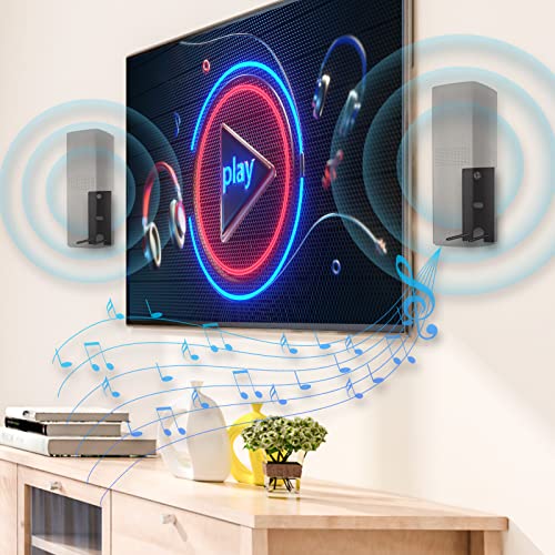 Bedycoon Pair Steel Black Wall Mount Brackets Replacement for Bose OmniJewel Lifestyle 650 Home Entertainment System 4 51VrV7mpntL