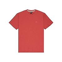 Quiksilver Top a Maglia Manica Corta Slub Roundneck Rosa M