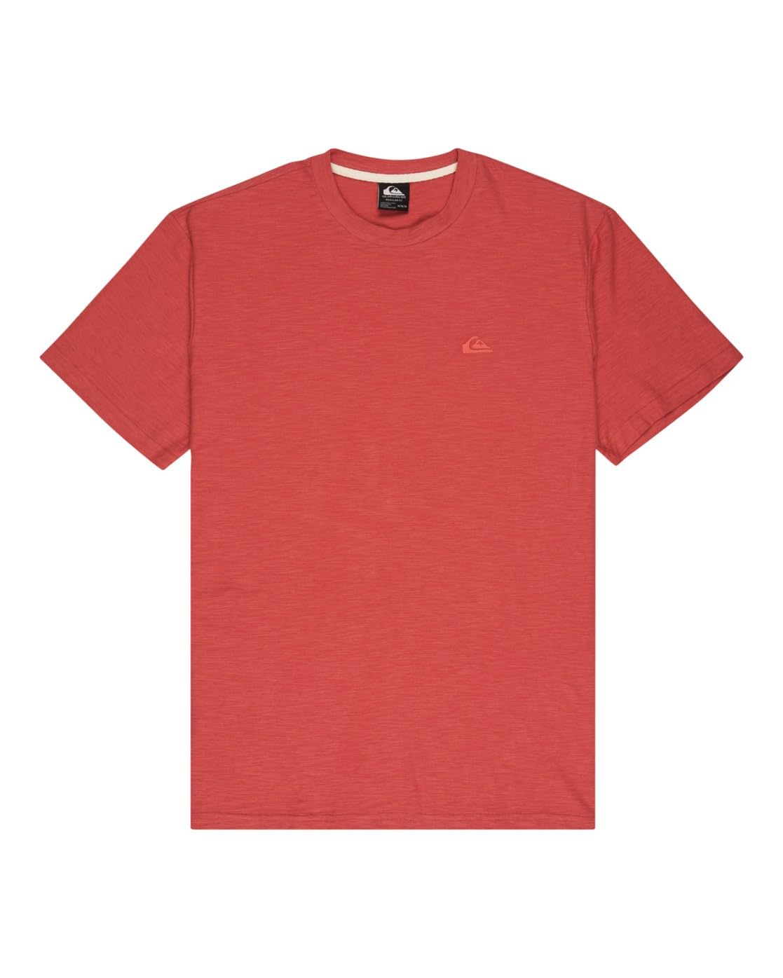 Quiksilver Short-Sleeved Knit top SLUB Roundneck Men's Pink M
