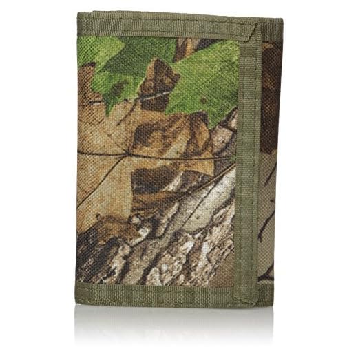 Realtree mens Nylon Trifold Wallet, Camo, One Size US