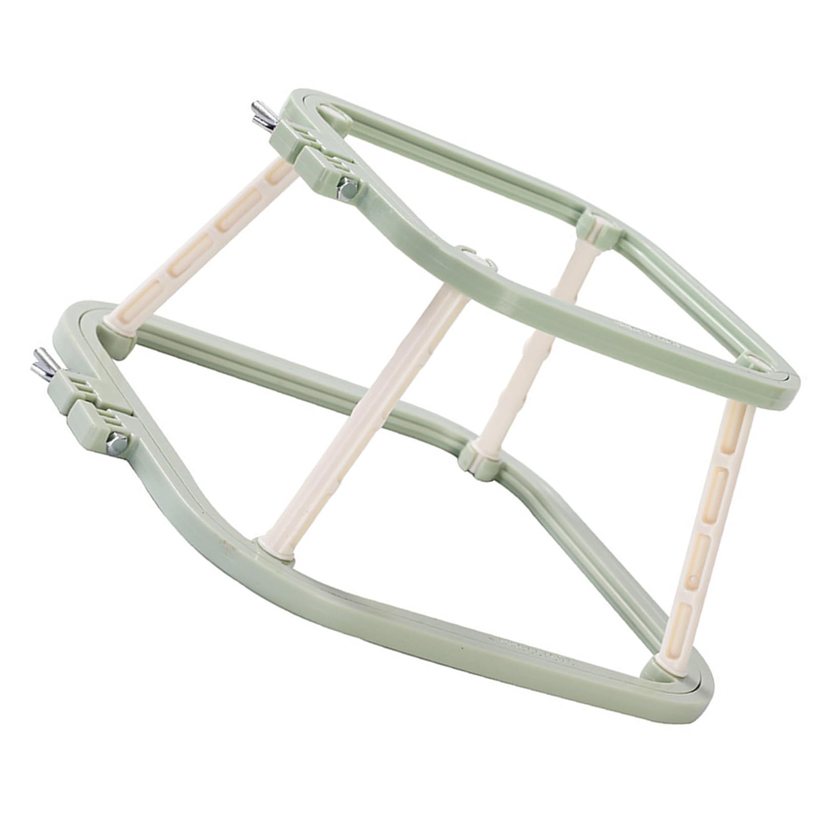 Nucelit Desk Embroidery Hoop Adjustable Crosses Stitching Hoop Double Layer Embroidery Sewing Tool for Craft Enthusiasts Adjustable Crosses Stitching Double Layer Frame