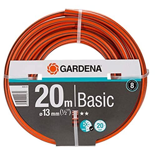Gardena 4078500004879 Gartenschlauch Basic 1/2 Zoll, 20 m, Grau, 30 x 30 x 30 cm Gardena 4078500004879 Gartenschlauch Basic 1/2 Zoll, 20 m, Grau, 30 x 30 x 30 cm