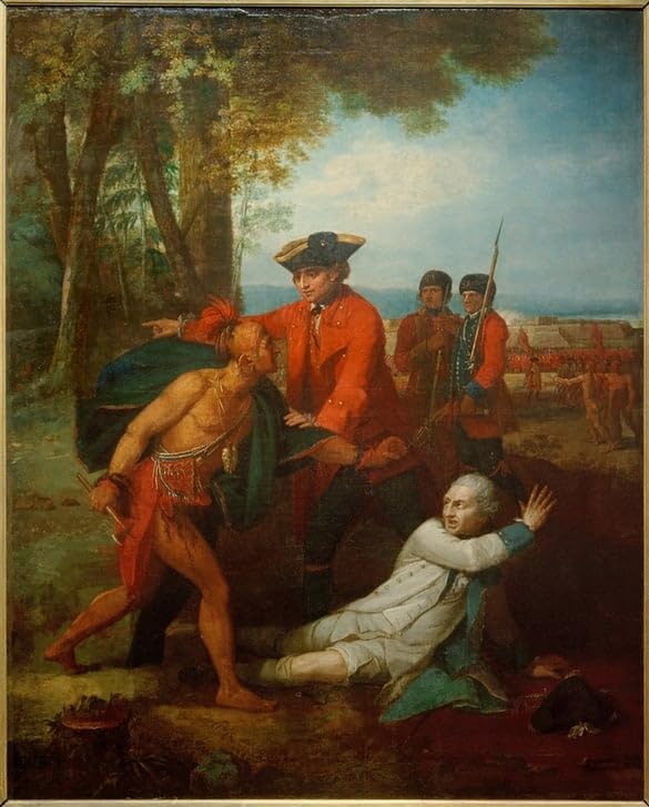 Peinture poster Général Johnson Rettet Offizier Benjamin West affiche art mural 60x90cm