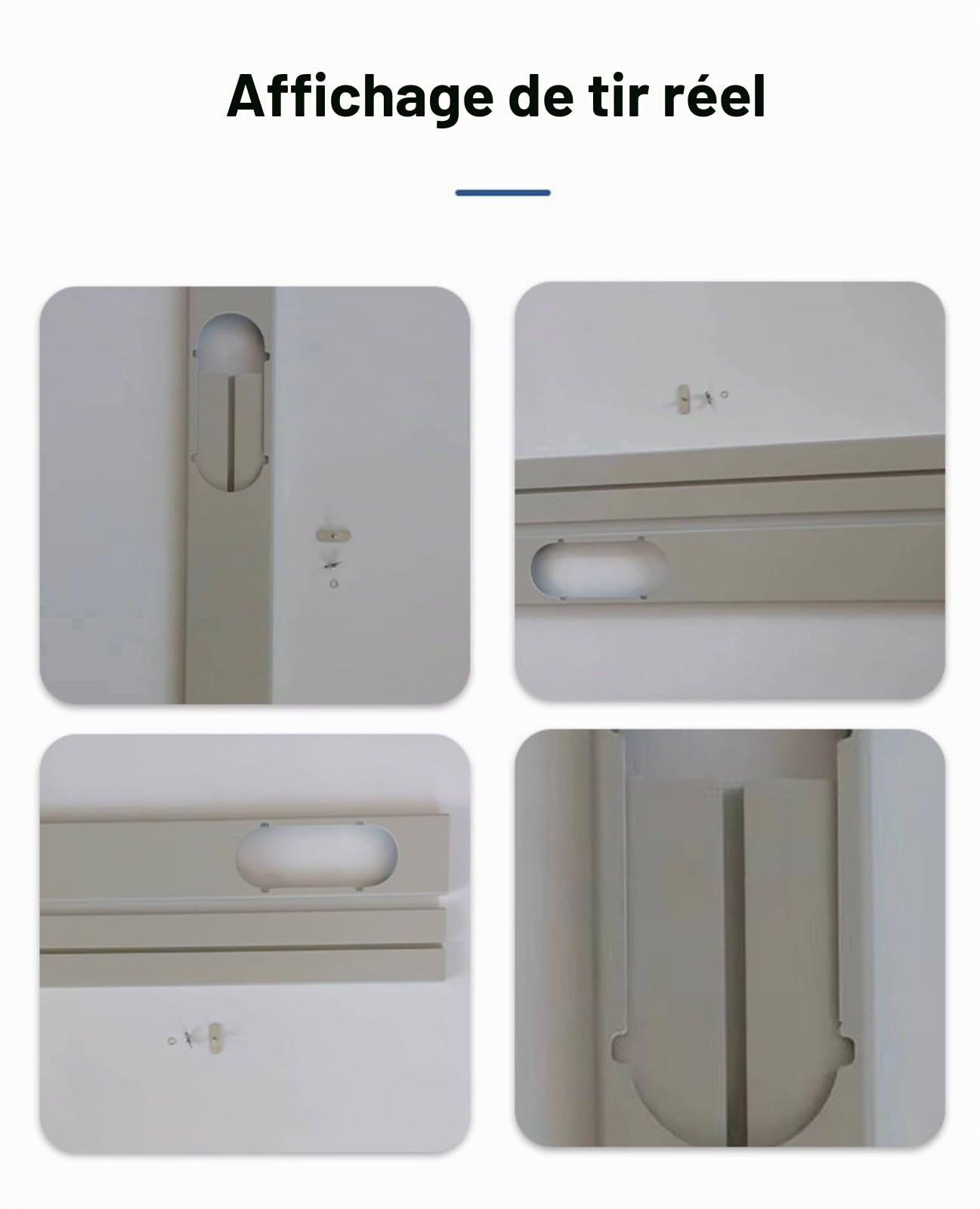 Kit de joints pour fenêtres coulissantes, kit de ventilation pour climatiseurs pour portes coulissantes, support d'étanchéité universel en PVC de rechange pour climatiseurs mobiles, réglable jusqu'à