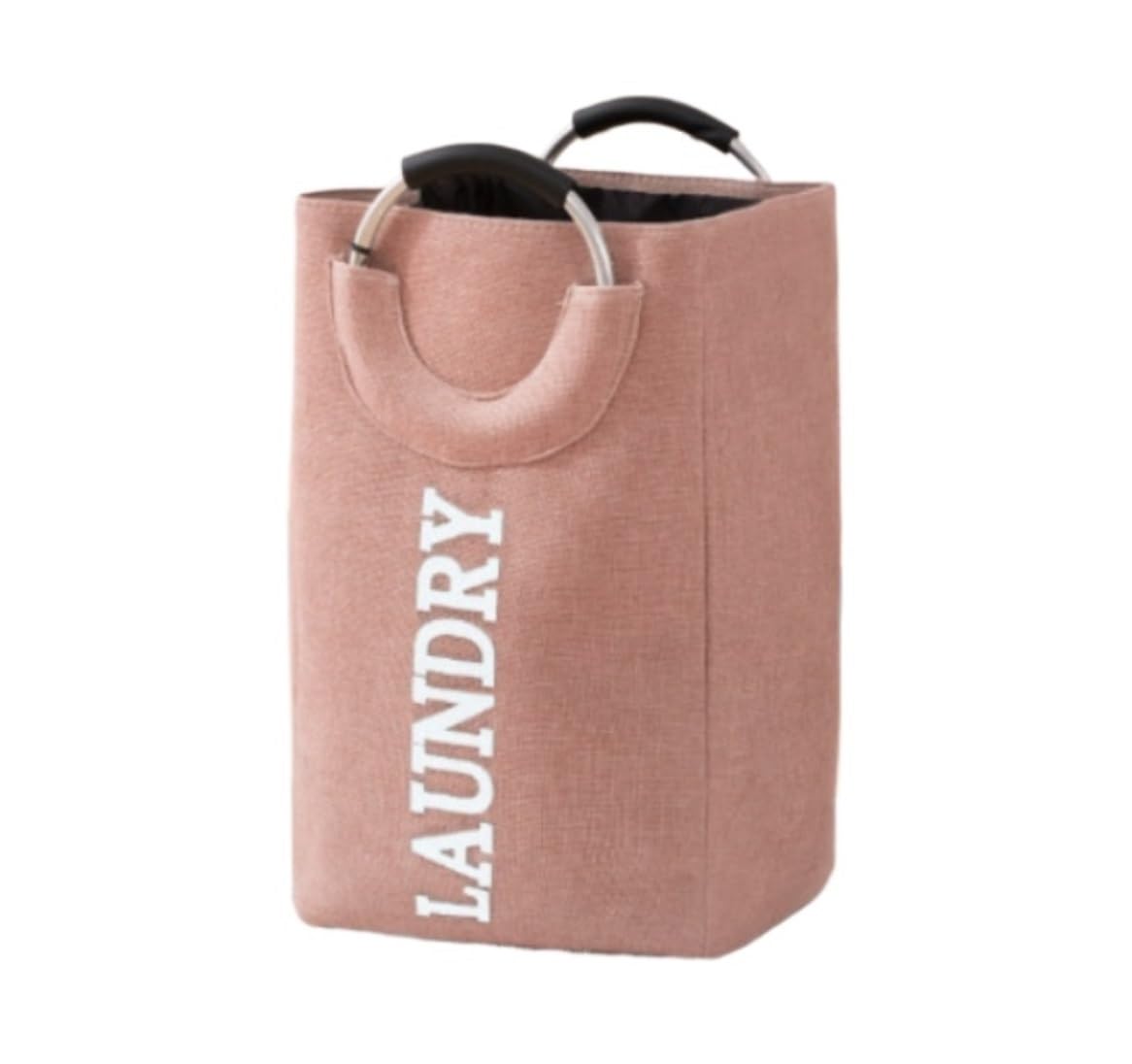 Storage Clothes Foldable Laundry Basket With Handles Storage Cotton Linen Hamper Clothes Bag Washing Bin Baskets Organizer Nursery(C)