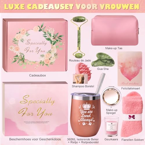 Cadeaus voor Vrouwen, Verjaardagscadeau voor Vrouwen, Mama, Zus Cadeauset Ontspanning Wellness Cadeau Vriendin Verjaardag Valentijnsdag Moederdag Kerstdag - Afbeelding 3