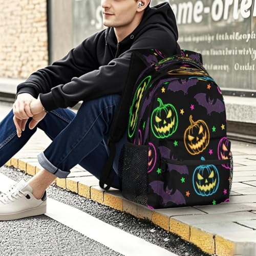Mochila para laptop 15.6 ligera de Halloween para universidad 7