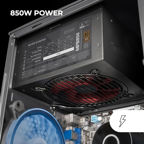 MPB850, Alimentatore per PC 850W, 80Plus Bronze 230V, Silenzioso - Alimentatore - Immagine 1