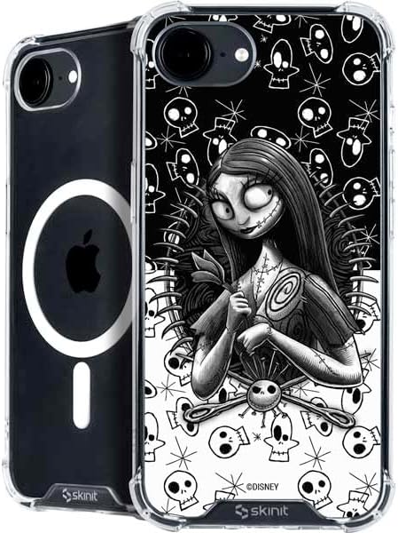 Skinit Phone Case Compatible with MagSafe iPhone 16e - Officially Licensed Disney The Nightmare Before Christmas Sally Art Design