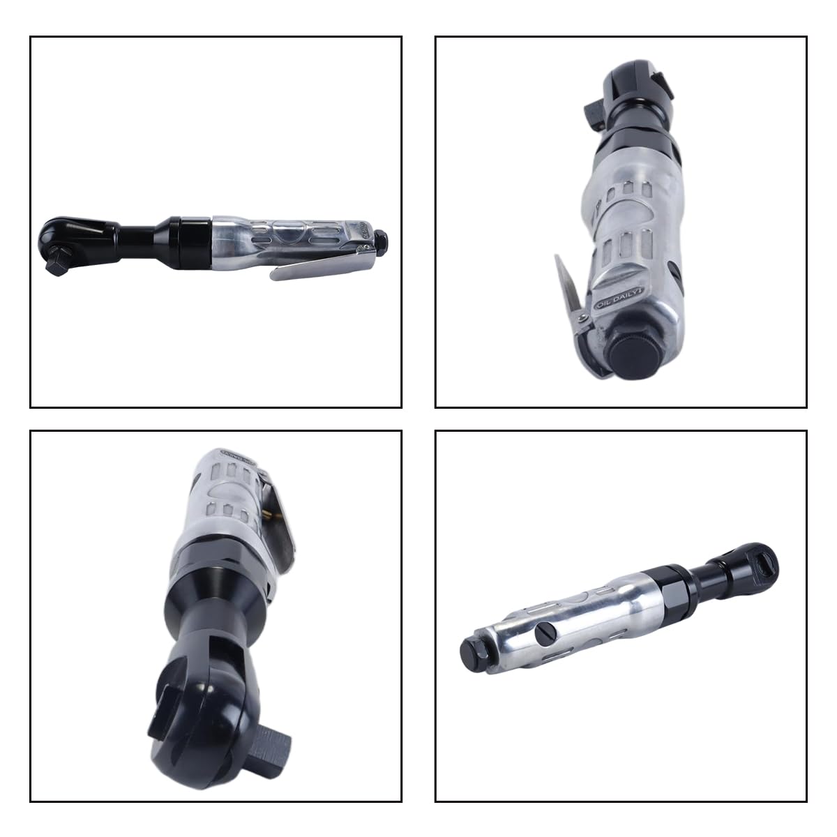 Llave De Trinquete Neumática De Alta Resistencia, Llave De Torsión, Herramienta Neumática Para Reparación De Automóviles (cabeza Cuadrada De 1/2", 12,5 Mm)