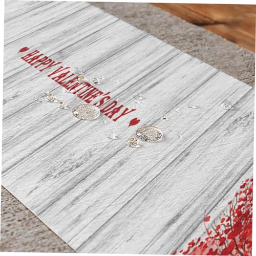 Chemin de table Saint Valentin dentelle idée cadeau décoration de table - 8
